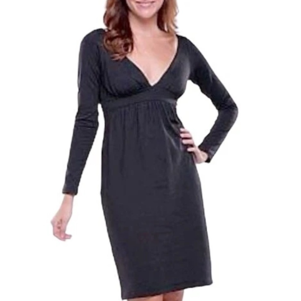 Susana Monaco Size Small Gray/Black B-neck Dress